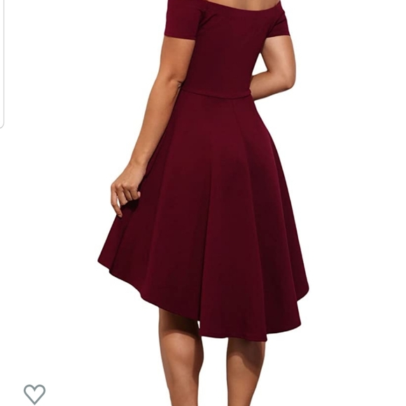 Womens Summer Off The Shoulder Short Sleeve High L - Picture 3 of 6